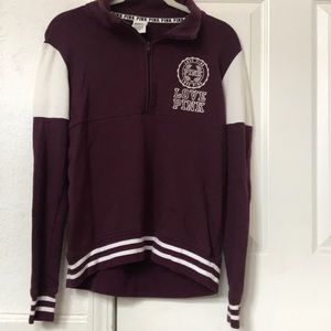 VS Pink Quarter Zip